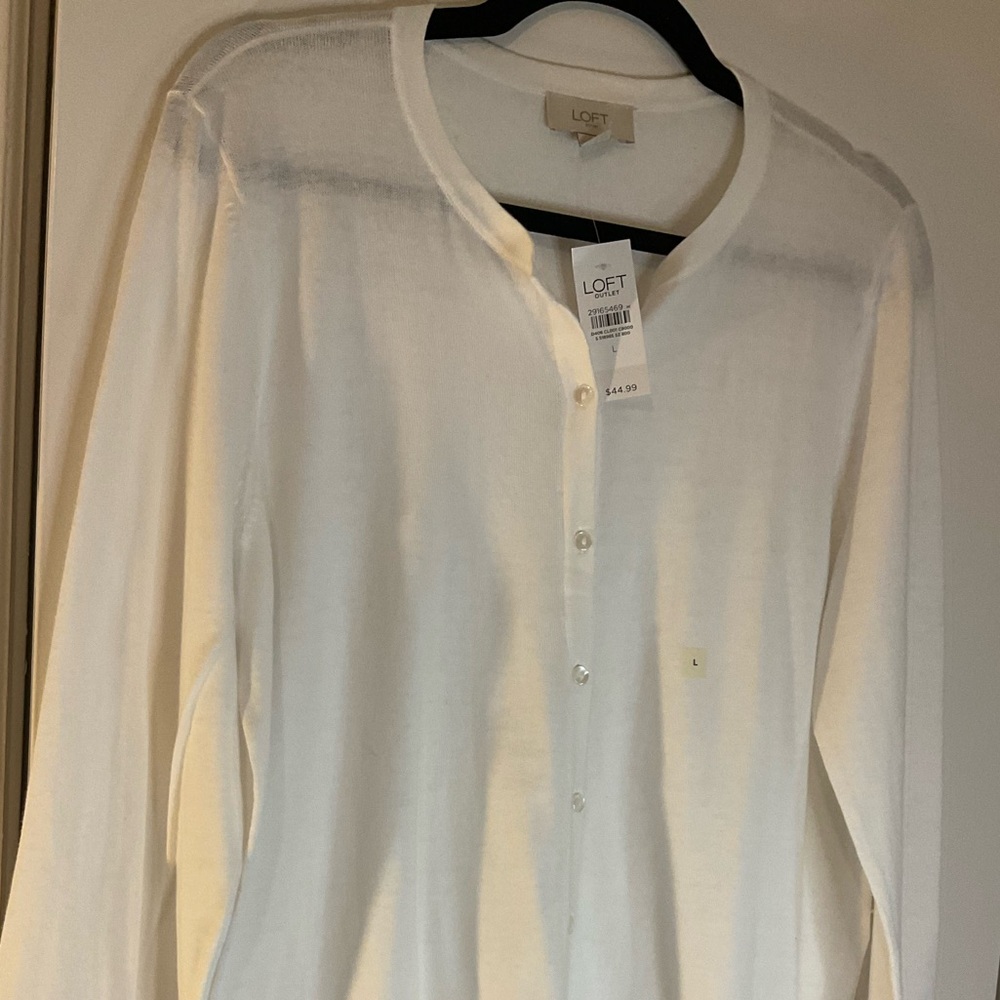 Cream cardigan